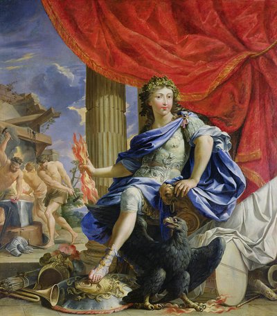 Louis XIV as Jupiter Conquering the Fronde by Charles Francois Poerson